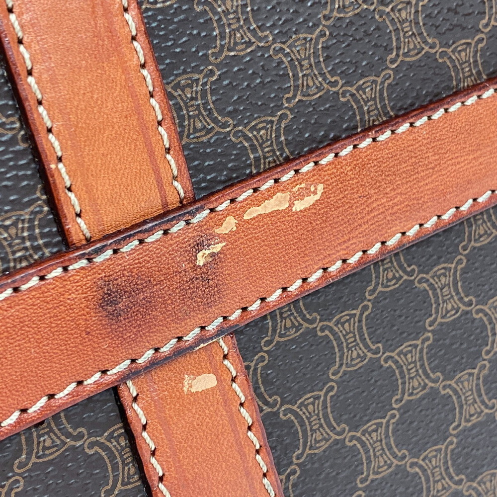 Celine Macadam Pattern Canvas Travel Business Han… - image 3